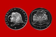 LA FAMIGLIA 1987 MONETA 500 LIRE D'ARGENTO INCASTONATA IN PORTACHIAVI GIOIELLO UNICO