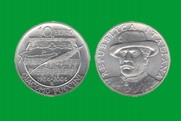 GIACOMO PUCCINI 2004 MONETA 10 EURO D'ARGENTO INCASTONATA IN PORTACHIAVI GIOIELLO UNICO