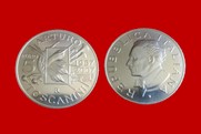 ARTURO TOSCANINI 2007 MONETA 5 EURO D'ARGENTO INCASTONATA IN PORTACHIAVI GIOIELLO 