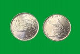 UNITA' D'ITALIA CONIO 1961 MONETA 500 LIRE D'ARGENTO INCASTONATA IN PORTACHIAVI GIOIELLO UNICO